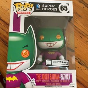 The Joker x Batman superhero funko Pop